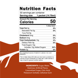 20 Count Caramel Syrup Packets for Coffee & Drinks, To-Go Single Serve Flavoring, 15mL, 58Peaks