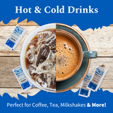 20 Count Sugar Free Variety Flavored Syrup Packets - Sugar Free Vanilla and Caramel for Coffee & Drinks, 15mL, 58Peaks