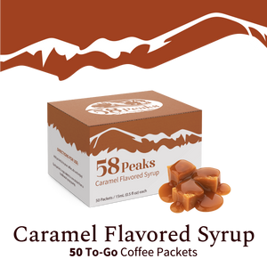 Caramel Flavored Syrup - 50 Pack