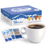58 Peaks Variety Pack Coffee Syrup Packets — 20 Single-Serve, 4 Flavors