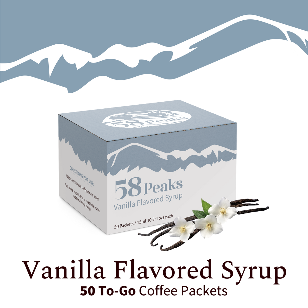 Vanilla Flavored Syrup - 50 Pack