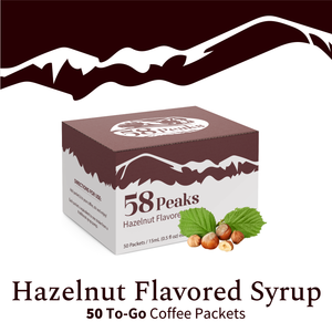 Hazelnut Flavored Syrup - 50 Pack