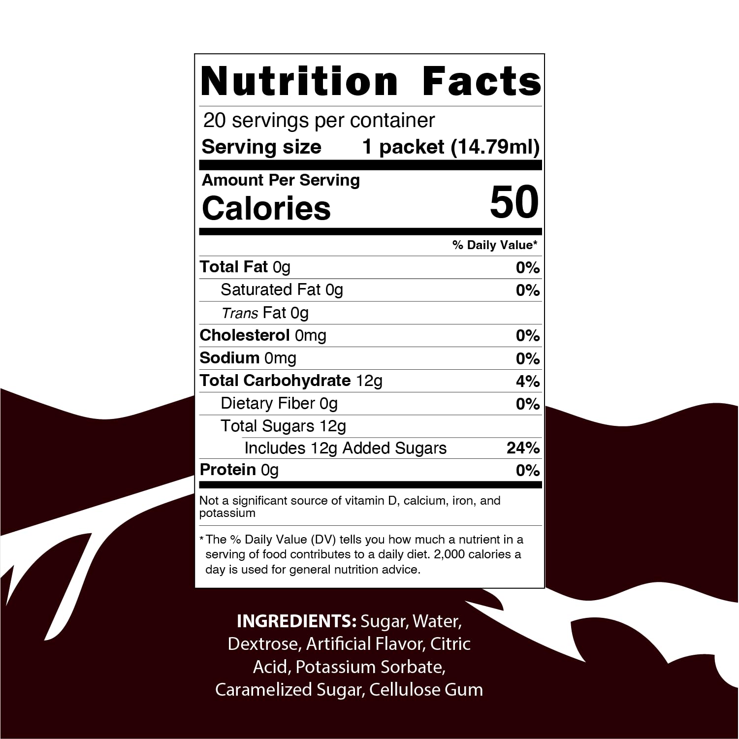 Hazelnut Coffee Syrup Packets — 20-Count, Travel Size | 58 Peaks