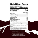 20 Count Hazelnut Syrup Packets for Coffee & Drinks, To-Go Single Serve Flavoring, 15mL, 58Peaks