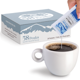 20 Count Vanilla Syrup Packets for Coffee & Drinks, To-Go Single Serve Flavoring, 15mL, 58Peaks