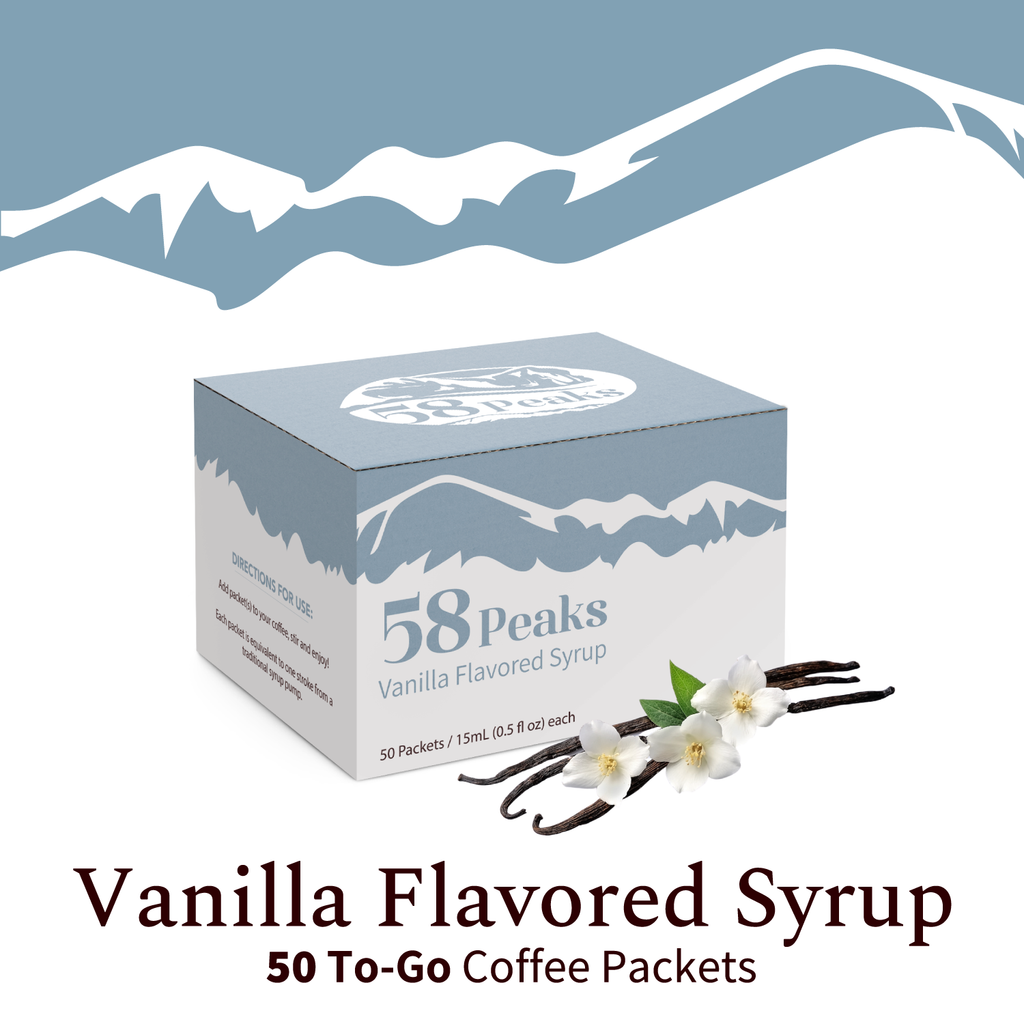 エルピュア  5ml×30包 8 Count Variety Flavored Syrup Packets Vanilla Caramel French