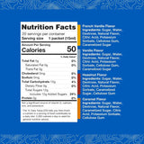 20 Count Variety Flavored Syrup Packets Vanilla Caramel French Vanilla Hazelnut for Coffee & Drinks, 15mL, 58Peaks